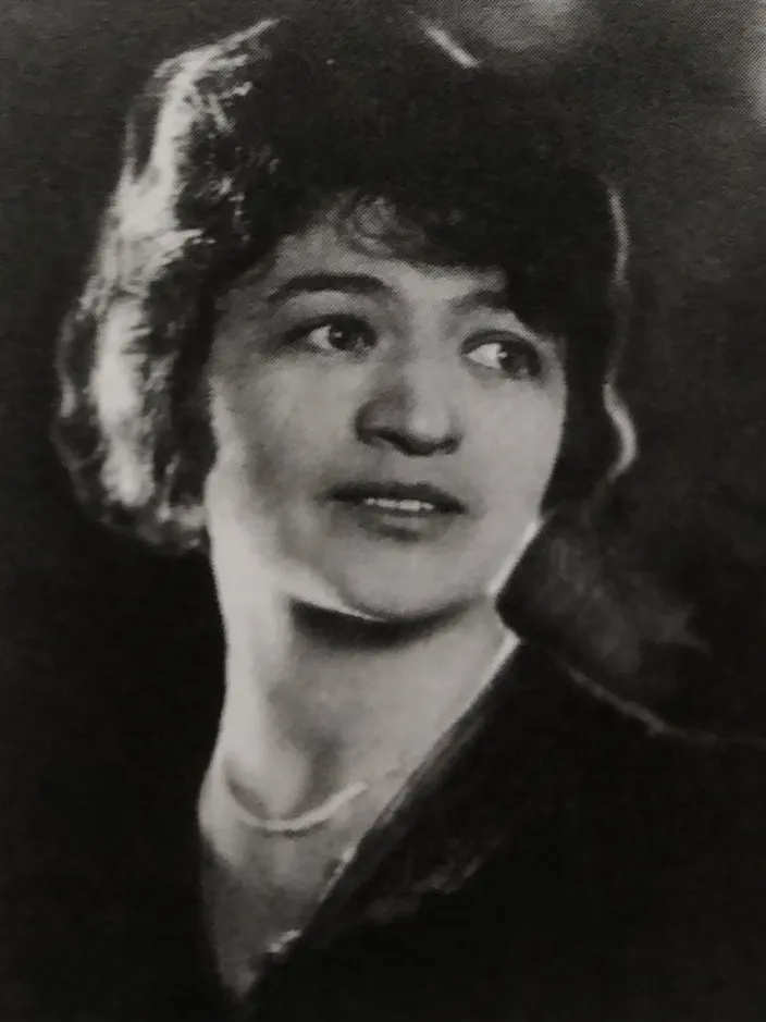 Fanny Schneider Mailer, 1922 — around the time of her marriage to Barney