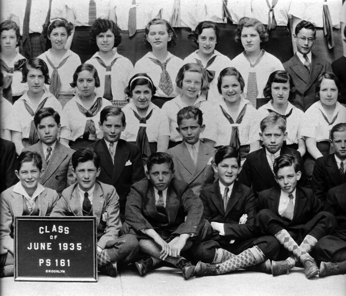 Norman Mailer, 1935 — the year of his P.S. 161 graduation
