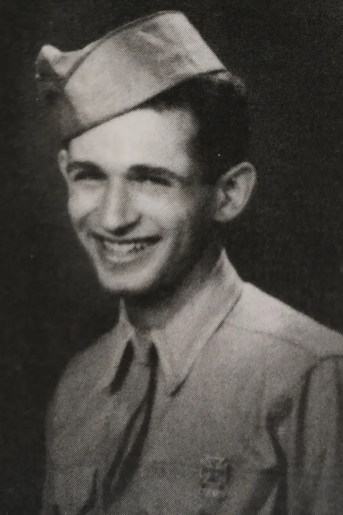 Norman Mailer in Army uniform, Fort Bragg, summer 1944
