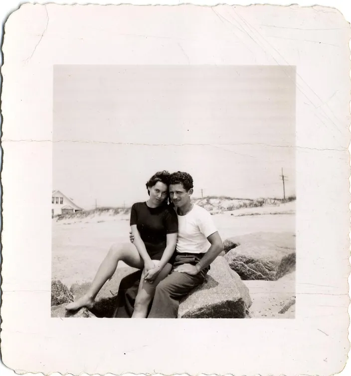 Beatrice Silverman Mailer and Norman Mailer, 1950