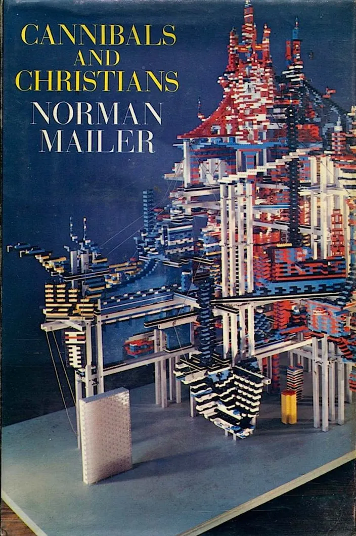 Dust jacket of the first edition of Cannibals and Christians (Dial Press, 29 August 1966)