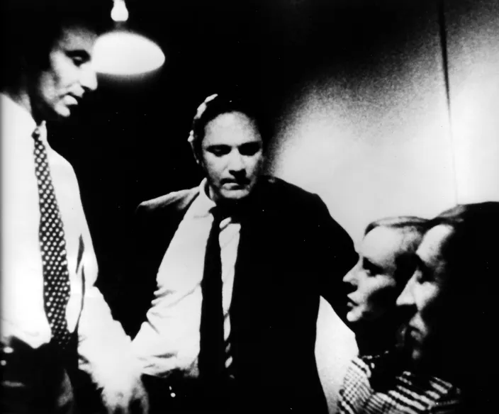 Buzz Farbar and Mickey Knox in Beyond the Law (1967)
