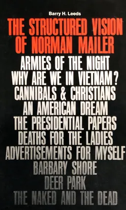 The Structured Vision of Norman Mailer, cover