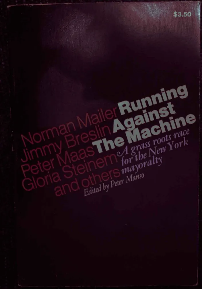 Cover of Running Against the Machine (Doubleday, August 1969)