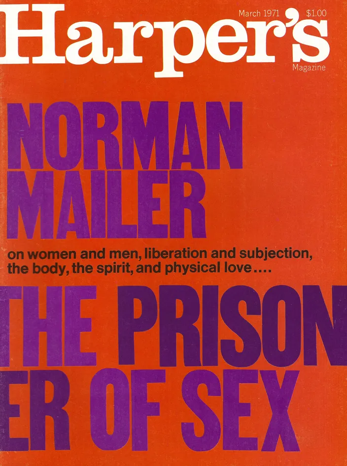 Cover of Harper's, March 1971