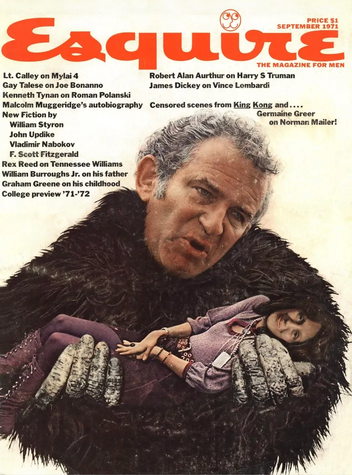 Cover of Esquire, September 1971, by George Lois