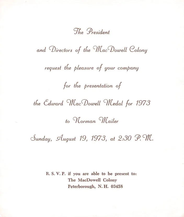 The Edward MacDowell Medal (1973)