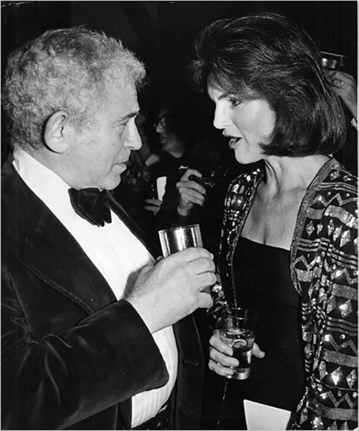 Norman Mailer with Jacqueline Kennedy Onassis, 1978