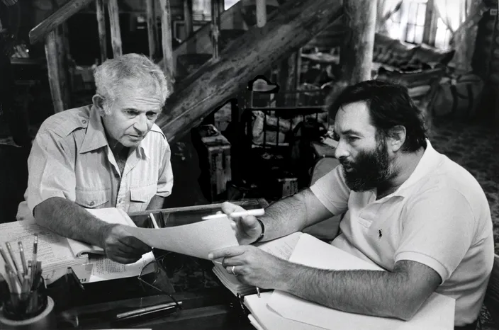 Norman Mailer and Lawrence Schiller, 1979 — the collaboration behind The Executioner's Song