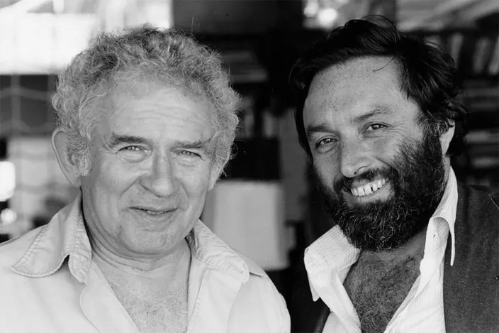 Norman Mailer and Lawrence Schiller, 1979 (Jill Krementz)