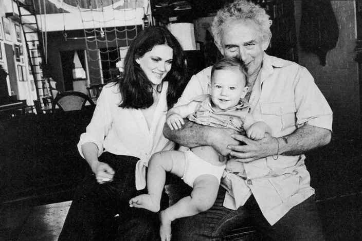 Norman Mailer with Norris Church and John Buffalo, 1979