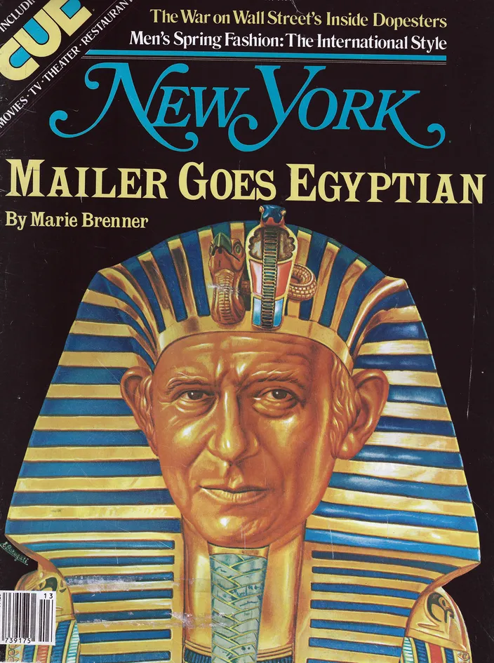 "Mailer Goes Egyptian," New York, 28 March 1983 (83.13)