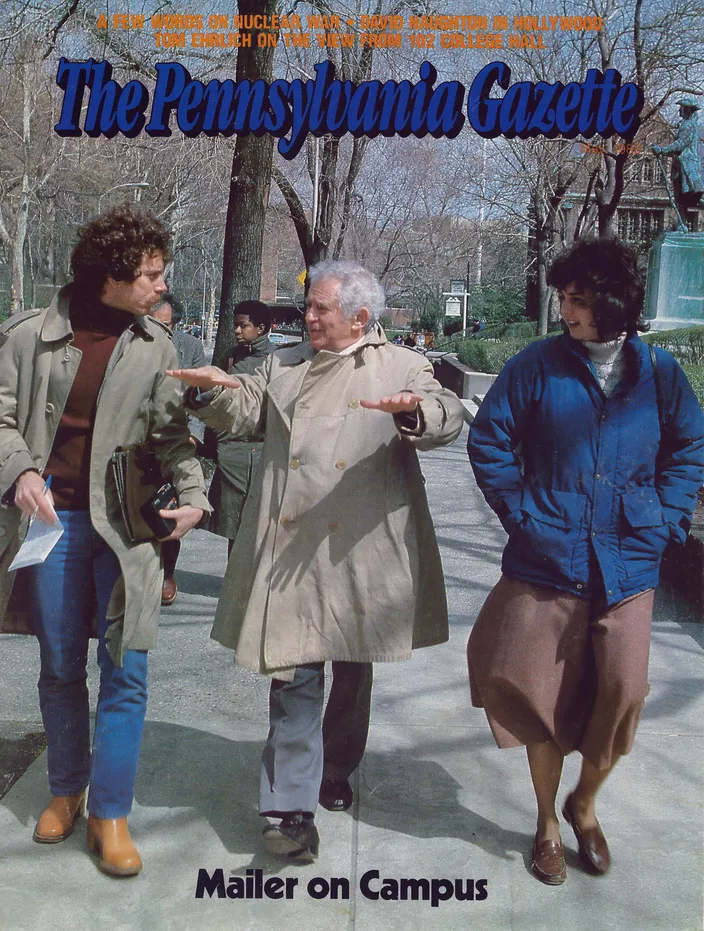 Pennsylvania Gazette, May 1983, with a cover photograph of Mailer (83.35)