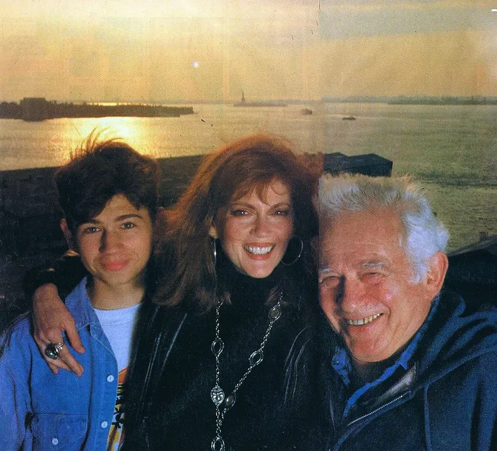 John Buffalo Mailer, Norris Church Mailer, and Norman Mailer, c. 1990