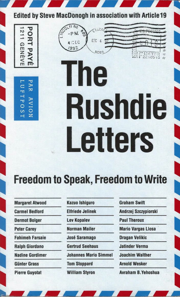 The Rushdie Letters (University of Nebraska Press, 1993), to which Mailer contributed