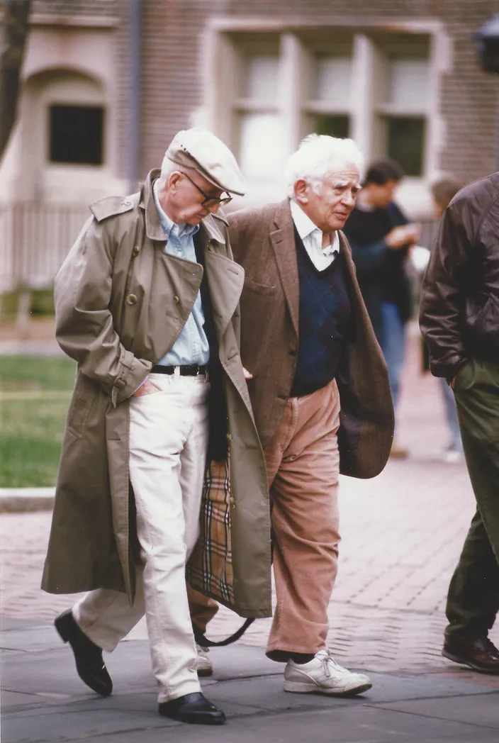 Robert F. Lucid with Norman Mailer, 1995