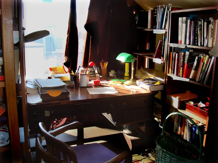 Norman Mailer's desk, Provincetown, 2008